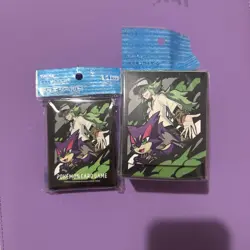 Pokemon Center Japan N & Purrloin Deck Box & 64 Sleeves SEALED - Image 1