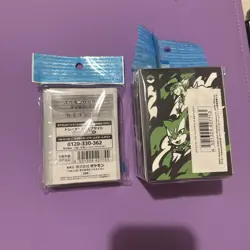 Pokemon Center Japan N & Purrloin Deck Box & 64 Sleeves SEALED - Image 2