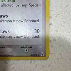 Pokemon Persian 44/112 FireRed & LeafGreen Reverse Holo Uncommon Stage 1 HP - Image 4