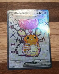 Pokemon Dedenne ex 239/193 Paldea Evolved Scarlet & Violet Ultra Rare Full Art - Image 1