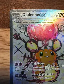 Pokemon Dedenne ex 239/193 Paldea Evolved Scarlet & Violet Ultra Rare Full Art - Image 3