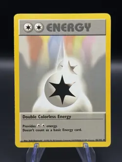 Pokemon Double Colorless Energy 96/102 Base Set 1999 Lightly Played - Image 1