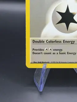 Pokemon Double Colorless Energy 96/102 Base Set 1999 Lightly Played - Image 3