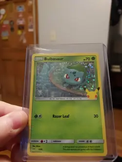 McDonald's 2021 Pokemon 25th Anniversary Bulbasaur Base Celebrations 1/25 - Image 1