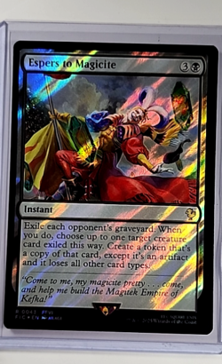 MTG Magic The Gathering FIC Commander Surge Foil #43 Kefka Espers to Magicite - Image 1