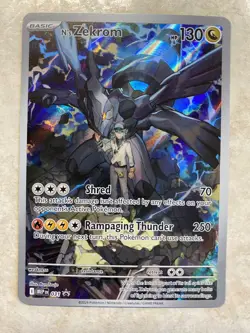 N's Zekrom MEP 031 Black Star ETB Promo - Pokemon TCG Ascended Heroes NM - Image 1