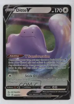 Ditto V Pokemon Sword & Shield Shining Fates #050 - Image 1