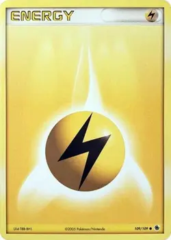 Lightning Energy (No E-Reader, #109/109) Deck Exclusives NM Pokemon - Image 1
