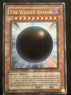 Yugioh! The Wicked Avatar - JUMP-EN017 - Ultra Rare - Limited Edition - Image 1