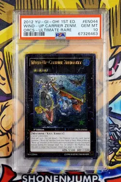 Yu-Gi-Oh! WIND-UP CARRIER ZENMAITY 1st Ed ORCS-EN044 PSA 10 Ultimate Rare GEM - Image 1
