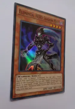 Elemental HERO Shadow Mist SDHS-EN001 (Super Rare, Unlimited, Lightly Played LP) - Image 1