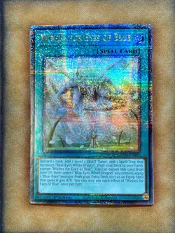 Yugioh Wishes for Eyes of Blue SDWD-EN042 Quarter Century Rare 1st Ed NM - Image 1