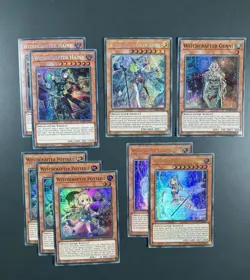 Yugioh - Witchcrafter Deck Core - Golem, Haine, Verre, - Secret - RIRA DUOV MP20 - Image 1