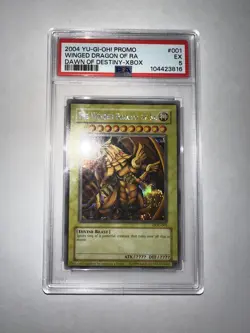 Yu-Gi-Oh! TCG The Winged Dragon of Ra DOD-001 Secret Rare Promo PSA 5 - Image 1