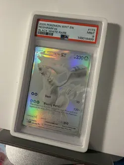 Pokemon Reshiram EX Sv: White Flare Black White Rare 173/086 Holo PSA 9 - Image 1