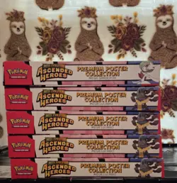 Pokemon Ascended Heroes Premium Poster Collection Lot Of 5 (Gardevoir & Lucario) - Image 2