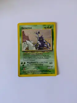 Heracross 6/111 Holo Rare Neo Genesis Pokemon Unlimited Holo Moderately Played - Image 1