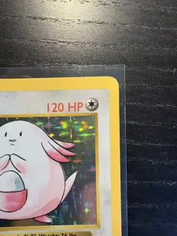 Chansey [Shadowless] 3/102 Pokemon Base Set Holo {RARE} - Image 3