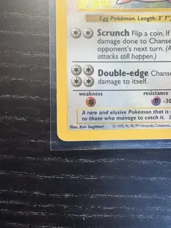 Chansey [Shadowless] 3/102 Pokemon Base Set Holo {RARE} - Image 5