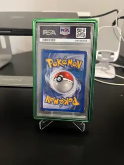 2003 POKEMON EX DRAGON RAYQUAZA EX #97 HOLO FOIL PSA 9 MINT with Graded Guard - Image 2