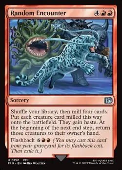 MTG Final Fantasy 0150 Random Encounter U NM - Image 1