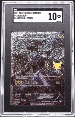 2021 Pokemon Celebrations Zekrom Classic Collection 10 GEM MINT Full Art 114/114 - Image 1
