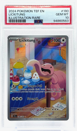 Pokemon Lickitung Temporal Forces 180/162 Illustration Rare PSA 10 Gem Mint - Image 1