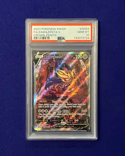 PSA 10 Zamazenta V #GG54 Crown Zenith 2023 Pokemon GEM MINT - Image 1