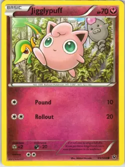 Jigglypuff – Pokemon TCG XY Fates Collide 65/124 Common MP - Image 1