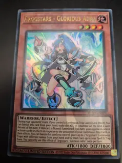 YUGIOH ARGOSTARS - GLORIOUS ADRA ULTRA RARE EXCELLENT CONDITION SUDA-ENSP1 - Image 1