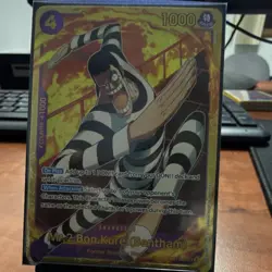 Namco Mr.2.Bon.Kurei EB01-061 Secret Rare Premium Booster Foil Reprint 1000 One… - Image 1