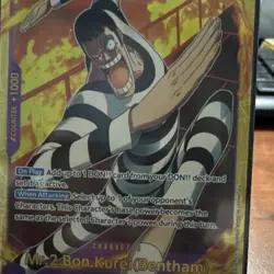 Namco Mr.2.Bon.Kurei EB01-061 Secret Rare Premium Booster Foil Reprint 1000 One… - Image 2