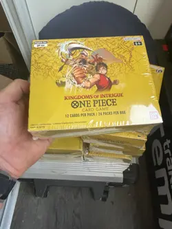 One Piece TCG OP 04 Kingdoms of Intrigue Booster Box ENGLISH + SEALED #7 - Image 1