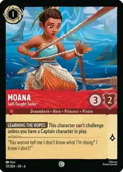 MOANA 117/204 Disney Lorcana Azurite Sea COMMON - Image 1