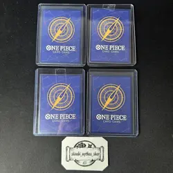 PLAYSET x4 - Crocodile OP14-120 SEC Alt Art One Piece Card Game English NM PSA - Image 3