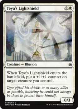 1x Teyo's Lightshield - Foil MTG War Of The Spark NM Magic Foil - Image 1
