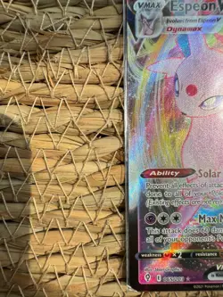 Pokemon TCG Espeon VMAX 065/203 Evolving Skies Holo Card - Image 4