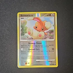 Pokemon Buneary Majestic Dawn 53/100 Common Reverse Holo Basic 50HP Card - Image 1
