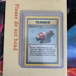 Pokemon Flute 86/102 | Base Set | Non Holo Trainer Card LP - Image 1