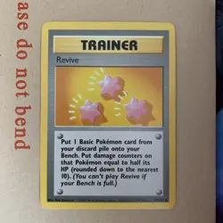 Revive Base Set 89/102 WOTC Uncommon Pokemon Card - LP - Image 2