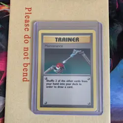 Pokemon TCG Maintenance Base Set Unlimited Uncommon Card 83/102 LP - Image 1