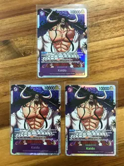 3 - One Piece Card Game Kaido ST04-003 Super Rare - Animal Kingdom Pirates - NM - Image 1