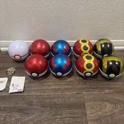 Pokemon TCG PokeBall Tin Set of 9 EMPTY Tins (No Cards) Assorted (set Of 9) - Image 1