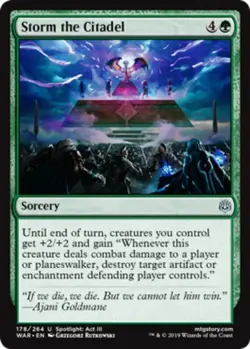 1x Storm the Citadel - Foil MTG War Of The Spark NM Magic Foil - Image 1