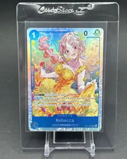 ONE PIECE TCG Rebecca OP15-053 SR Adventure on KAMI’s Island ENGLISH Foil Card - Image 1