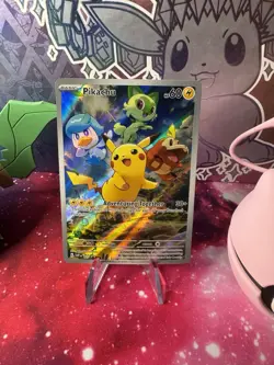 Pokemon Pikachu Scarlet & Violet Black Star Promo Card - Image 1