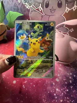 Pokemon Pikachu Scarlet & Violet Black Star Promo Card - Image 2