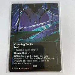 MTG Edge of Eternities - Creeping Tar Pit(Borderless) - Rare 0054 NM - Image 1