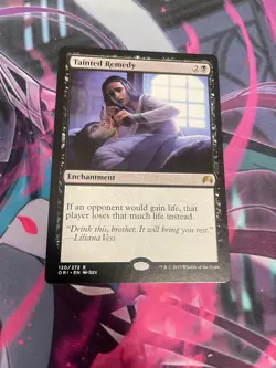 MTG - TAINTED REMEDY - RARE - ORIGINS - LP - Image 1