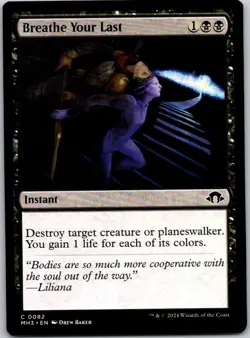 Magic the Gathering Breathe Your Last Modern Horizons 3 MTG Free Shipping! - Image 1